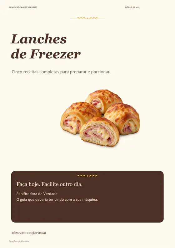 Capa do bônus Lanches de Freezer