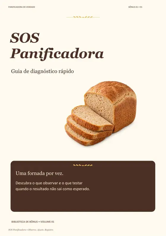 Capa do bônus SOS Panificadora
